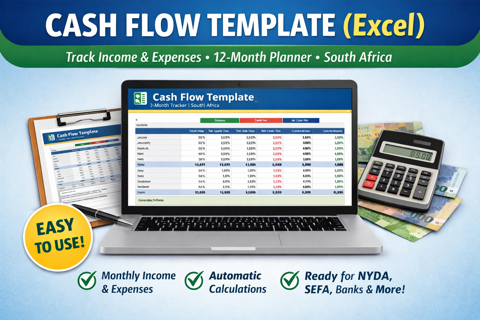 Cash Flow Template Excel South Africa