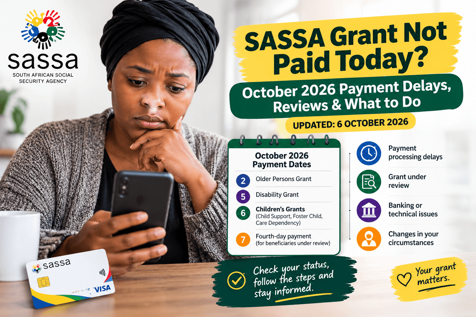 Packing Cv Examples SASSA Grant Not Paid Today? October 2026 Delays & What to Do